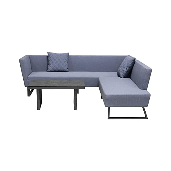 OUTLIV. Tonga Loungeecke Aluminium Sunbrella Anthrazit