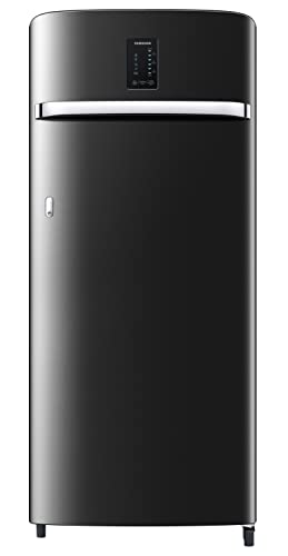 Image of Samsung 215L 3 Star Inverter Direct-Cool Single Door Digi-Touch Refrigerator Appliance (RR23C2E23BX /HL,Luxe Black)