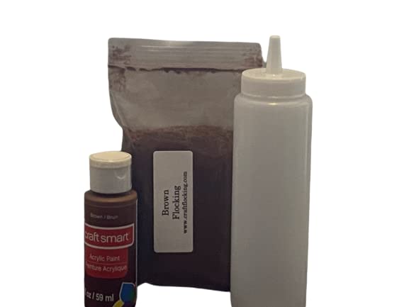 Flocking Kit 1oz Brown Flock