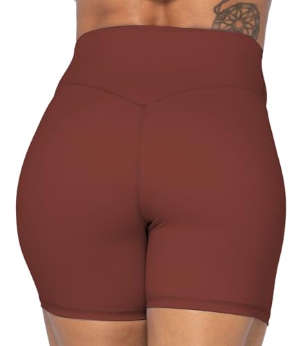 Image of Sunzel No Front Seam High Waist Biker Shorts for Women, Squat Proof Yoga Workout Gym Bike Shorts | 3, 5 Or 8-Inch Inseam, High Waisted, Tummy Control, No Front Seam, Buttery Soft, Compression Fit, Squat Proof