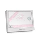 Danielstore - Juego Sabanas Cuna 60x120 cm | Sabana Cuna Coralina, Encimera y Funda de Almohada | Ideal para Invierno