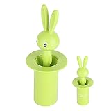 【Forma de conejito lindo】 La forma de conejito lindo también es un adorno en la mesa del comedor, la apariencia verde complementa los palillos de dientes de color madera.