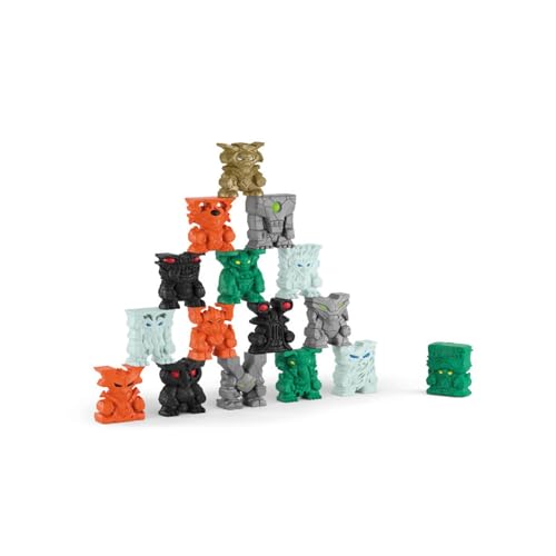 SCHLEICH 81352 – Mini Creatures Serie 5 – Komplettset mit 16 Figuren – Originalverpackt im Blind Bag – Eldrador Sammelfiguren ab 7 Jahren