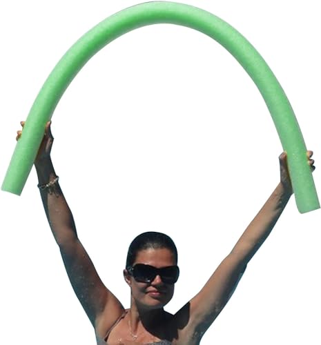 Flexible Swimming Noodle Floats Pool Noodle For Kids And Adults (6.5 CM Thick x 150 CM Long) Swimming Pool Noodle Flexible Fun Foam Water Non-Hollow Noodles for Water Sports - 1 Count