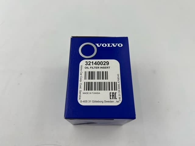 Elemento do filtro de óleo Volvo e junta do bujão de drenagem para motores de 4 cilindros – Kit com 1 unidade