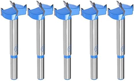 Drill Bits For Forstner Wood Boring Drill Bit Hole Saw Carbide Cutting For Hinge Plywood MDF CNC Tool - Pack Of 5 - (Hole Diameter: 32mm 5pcs)