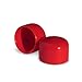 Automotivated Aftermarket ColorLugs Vinyl BoltCap Cover | Red | Flexible Fit Bolt Lug Nut Cap | Fits 19 mm | Pack of 20 | Includes Deluxe Extractor | Made in The USA