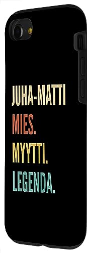 Image of iPhone SE (2020) / 7 / 8 Funny Finnish First Name Design - Juha-Matti Case