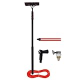 GHHVFEC Professionelles 3-in-1-Fensterreinigungsset – Stange mit Wasserzufuhr, rotierendem...