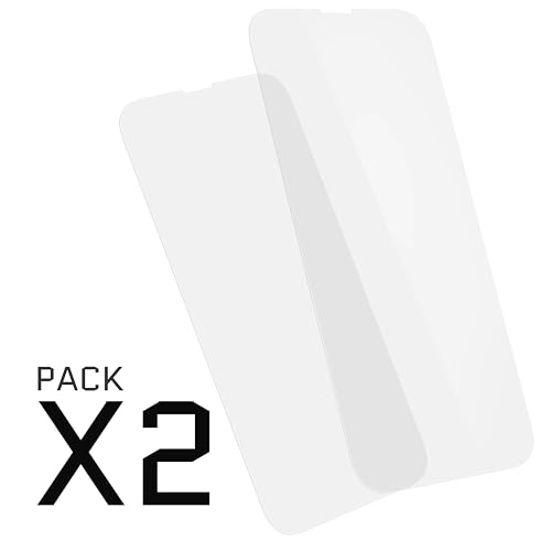 Image of Ghostek 2Pack Screen Protector for iPhone 16e / 17e, Full Coverage Tempered Glass Film, 9H Hardness, Easy Installation, HD Clear Glass Protector for Apple iPhone 16e / 17e (6.1-Inch, Clear)
