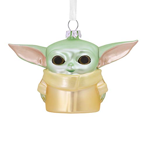 Hallmark Christmas Ornament, Star Wars: The Mandalorian The Child Blown Glass (0002HCM8369)