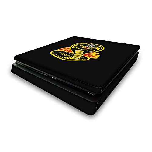 Skin vinyle PS4 Slim Cobra Kai protecteur anti-rayure et sans bulles