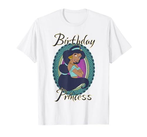 T-shirt Jasmine Disney coton doux vêtement fête anniversaire