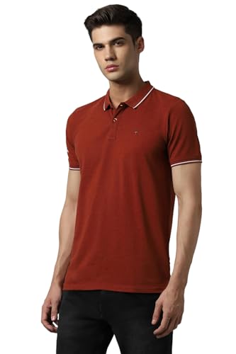 Image of Louis Philippe Men's Cotton Slim Fit T-Shirt