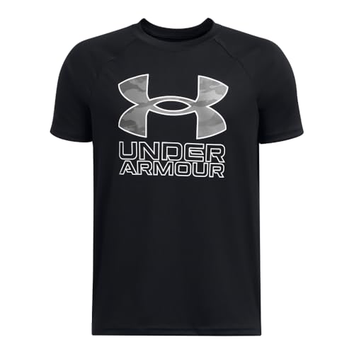 Amazon.com: Under Armour Boys Tech Hybrid Print Short Sleeve T