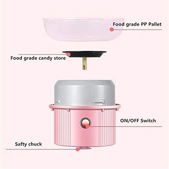 Cotton Candy Machine for Kids, Cotton Candy Sugar Maker for Birthday Family Party Gift with Cotton Candy