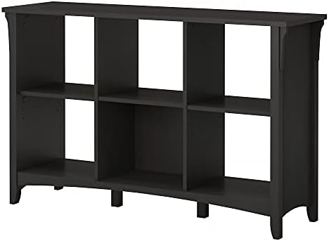 Bush Furniture Salinas 6 Cube Organizer, Vintage Black