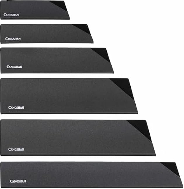 Cangshan 6-Piece Knife Edge Guard Set, 503633, Black