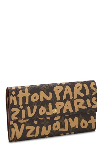 Pre-Loved Stephen Sprouse x Louis Vuitton Beige Monogram Canvas Porte Monnaie Credit, Beige2