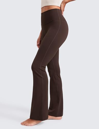 Image of CRZ YOGA Butterluxe Flare Leggings 29 inch /30.5 inch /32 inch /33.5 inch | Extremely Soft, Gentle Compression, Yoga, Casual, Back Hidden Waistband Pocket, High Waist, for Women
