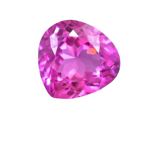Saphir rose naturel 12mm pour créer votre pendentif DIY