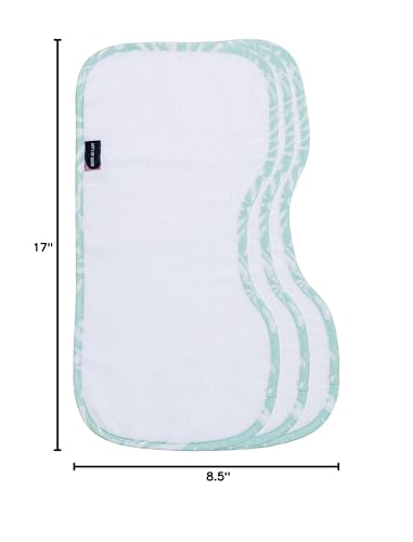 Bebe au Lait 3-Piece Contoured Burp Cloth Set - Acapulco4