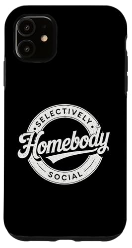 Homebody Selectively Social �r���e�[�W ���Љ�I �����I �X�}�z�P�[�X iPhone 11 �p