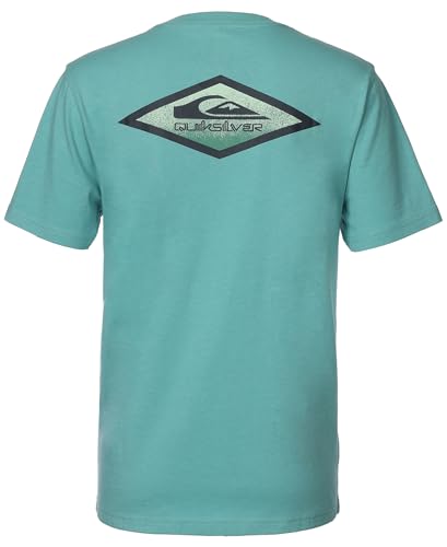 Image of Quiksilver Boys' Short Sleeve Logo Graphic T-Shirt, Soft & Comfortable, Regular Fit