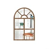 Forme semi-circulaire artistique : ce miroir mural présente une fenêtre semi-circulaire unique qui ajoute une touche créative à n'importe quelle pièce, améliorant l'esthétique générale de votre maison.