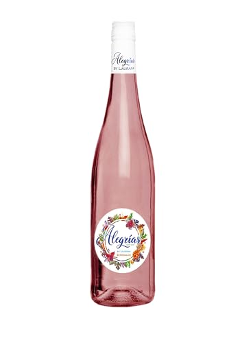 Alegrías by LaurAna Rosé - Vino Frizzante - Vino de la Tierra de Castilla- 1 botellas x 750 ml
