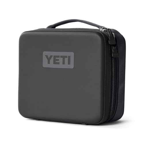YETI Daytrip 3L Lunch Box (Charcoal) Compact Insulated Lunch Box that Keeps Food Fresh & Protected with ColdCell Flex Insulation Ideal for Snacks Fits 4 Cans 3 Year Warranty