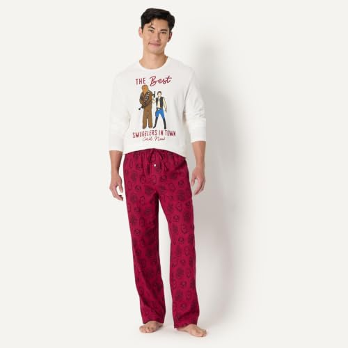 Image of Amazon Essentials Disney | Marvel | Star Wars Men's Flannel Pajama Sleep Sets