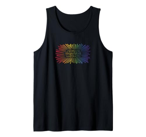 Star Wars Rainbow Rays débardeur d'été idéal pour les festivals de pop culture