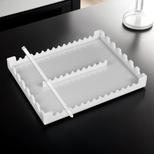 Porte-Pipettes Support Acrylique Transparent Haute Densité à 22 Logements