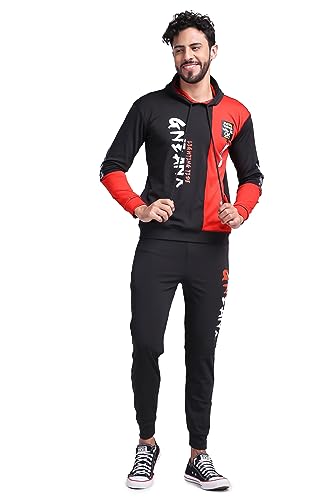 Image of YELLOW TREE Polyester Printed Tracksuits for Men | Running & Sports Tracksuits | Full Sleeve Tracksuits