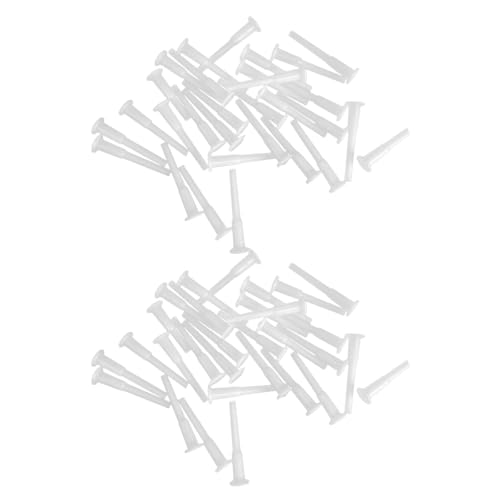 VALICLUD Bouchon de Rechange pour Ballon de Yoga 120 Pièces en Plastique Solide pour Équipement de Fitness et Piscine, Adaptateur de Valve Anti-Fuite pour Exercices Répétitifs