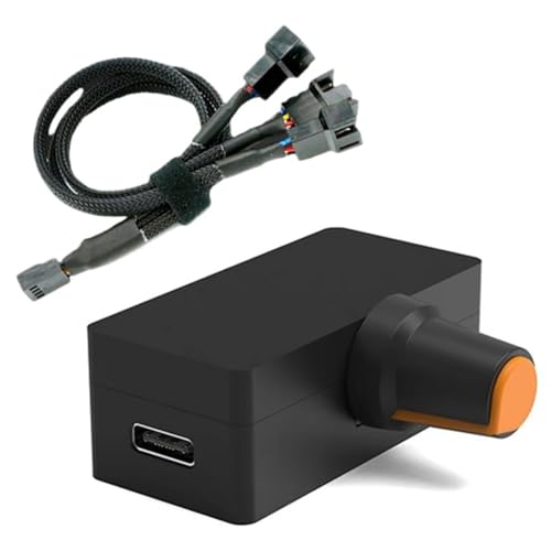 Qichill Regulator prędkości PWM 12V 4Pin Violent Governor Fan PD Szybkie ładowanie DIY Chłodnica wodna z 1 A 3 adapterami kablowymi