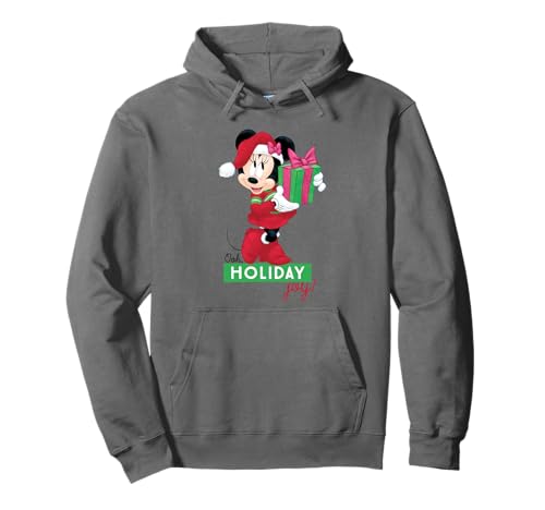 Sweat à capuche Disney Santa Minnie de haute qualité : confort et finitions soignées