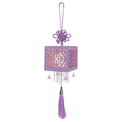 VICASKY Diy Chinese Style Wooden Lantern Kit Diy Lantern Material Set with Floral Window Pattern Traditional Party Decoration for Home Festivals