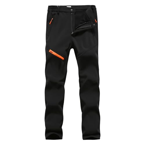 Pantalon softshell homme doublé chaud idéal pour le snowboard et la marche