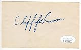 Cliff Johnson Signed Autographed Index Card Astros Yankees JSA CF47139