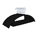 MIZGI Premium Velvet Hangers (Pack of 50) Heavyduty- Non Slip No Shoulder Bump Suit Hangers - Chrome Hooks,Space Saving Clothes Hangers,Rounded Hangers for Coat,Sweater,Jackets,Pants,Shirts (Black)
