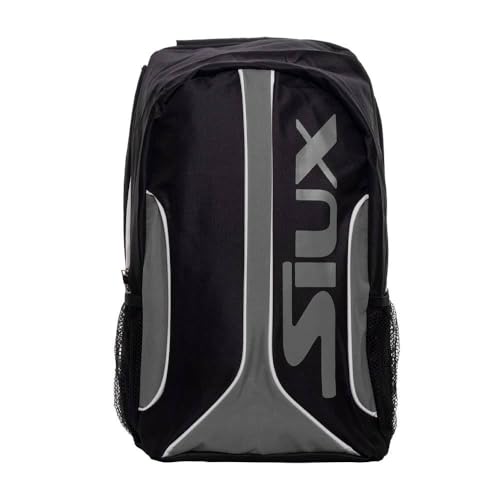 Mochila Siux Fusion Silver: Pádel Racket Bag 25 liters Black and Grey