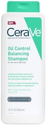 Amazon.com : CeraVe Oil Control Balancing Shampoo, Clarifying Shampoo ...