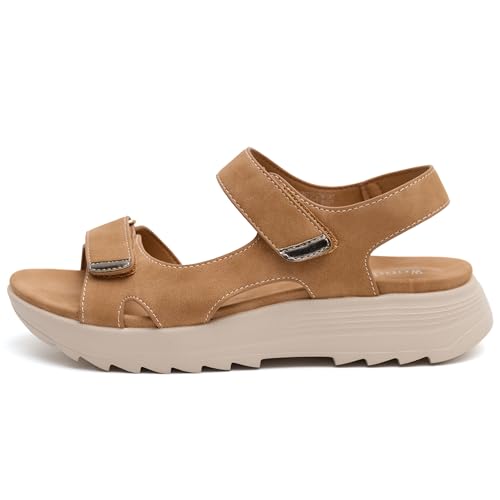Wondamo Womens Hiking Sandals Comfortable Lightweight Sport Outdoor Sandals with Arch Support Summer Athletic Walking shoes for Beach Sport Vacation2
