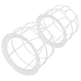 Homoyoyo 2 Stück Schutzgitter für Metall Drahtgitter Schutzabdeckung für Deckenmontage Robuster...