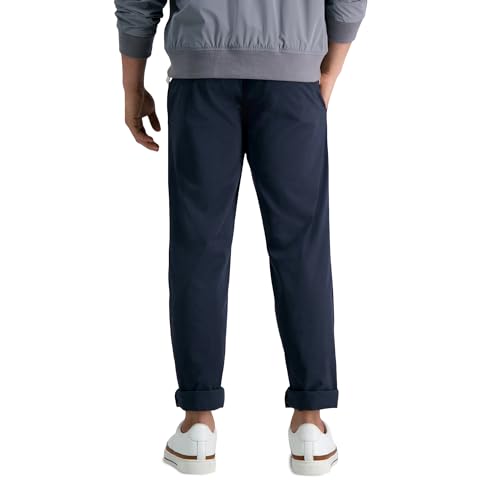 Haggar Men's Life Khaki Comfort Flat Front Slim Fit Chino Pant3