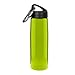 PracticDomus Botella Reutilizable Laken Tritán de Boca Ancha con Tapón a Rosca. Mosquetón Incluido. Capacidad 0.75L. Color Verde