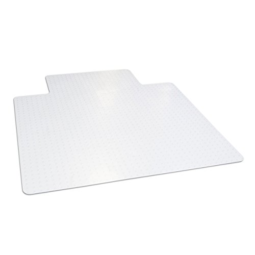 Dimex 45"x 53" clear office chair mat with lip for low …