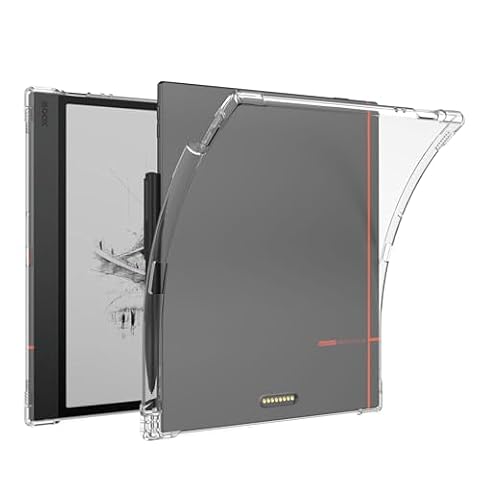 QJONSIU Etui Kompatybilny z Onyx BOOX Note Air 5C 2025, Shockproof Ultracienkie Miękkie TPU Ochronne Case-Transparentny